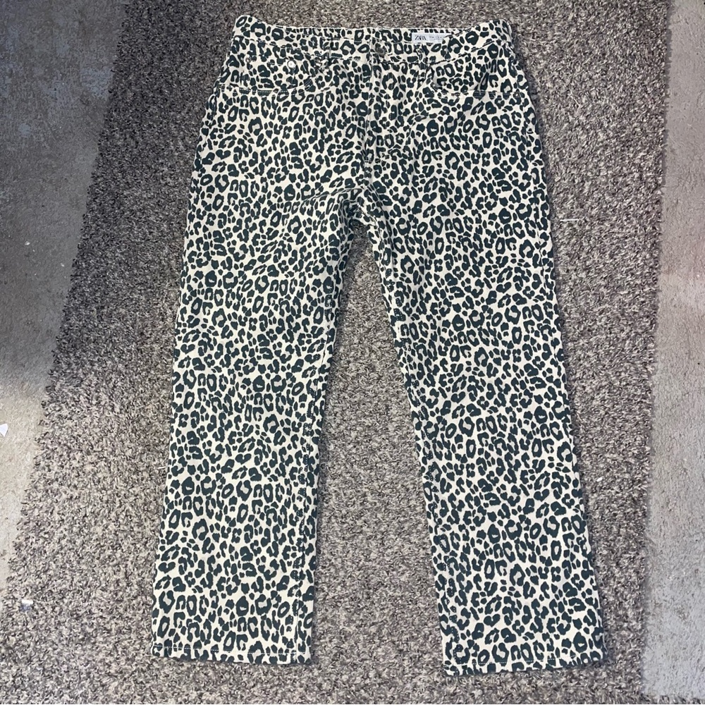 Zara Animal Print jeans